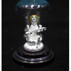 92.5 Sterling Silver God Saraswathi Idol